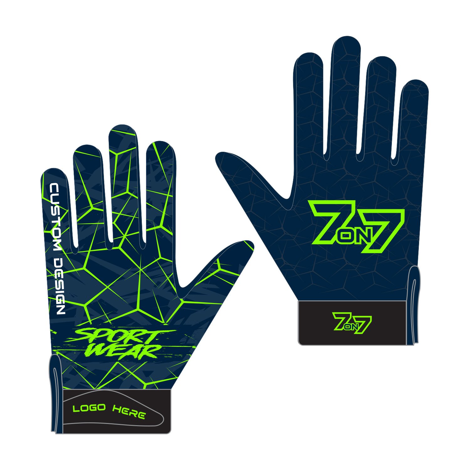 7-on-7-gloves-2.jpg Design Your Own 7v7 Gloves | High-Tack Grip Tech - Image 1