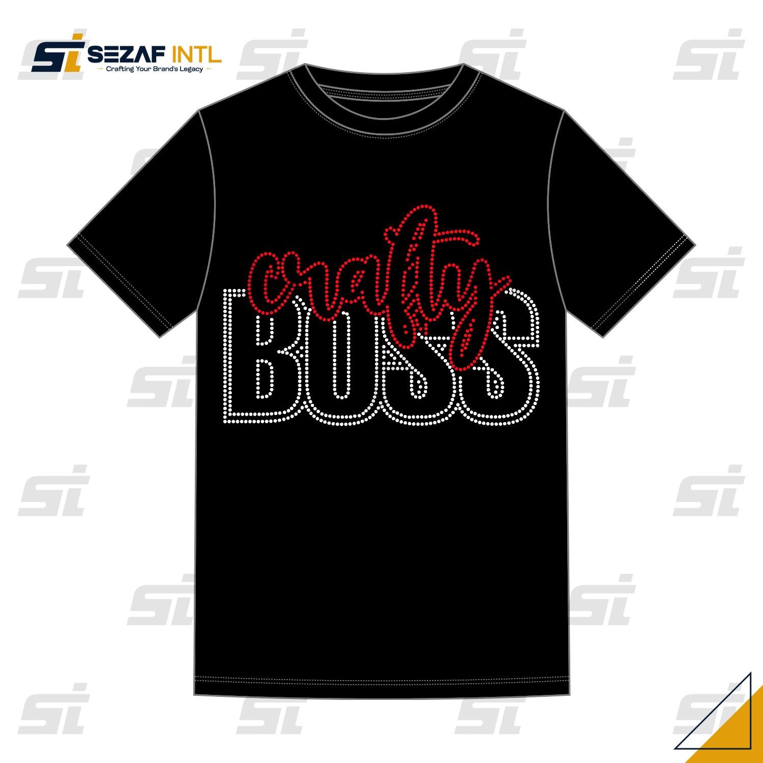 Rhinestone-print-6.jpg Bespoke Rhinestone Club Logo Apparel - Image 1