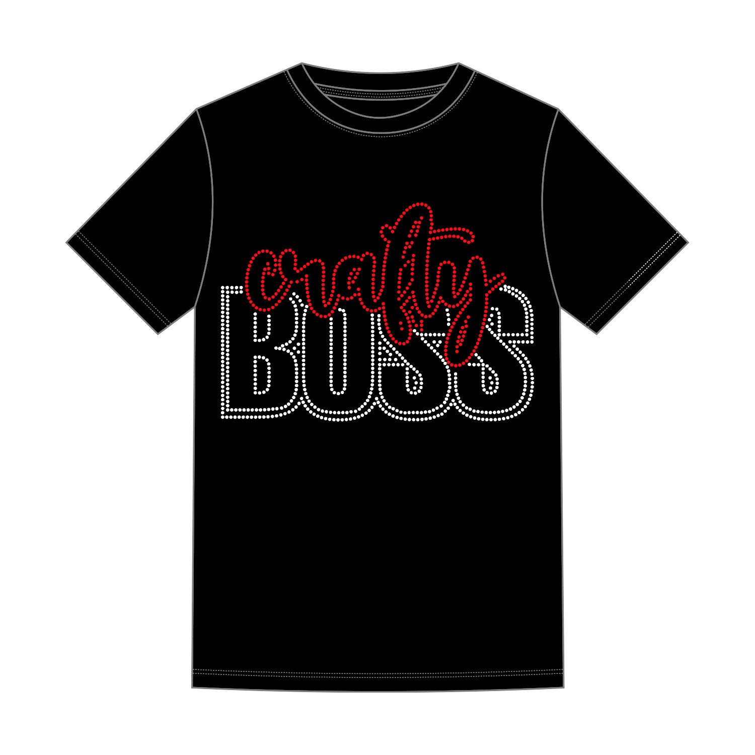 Rhinestone-print-6.jpg Bespoke Rhinestone Club Logo Apparel - Image 1