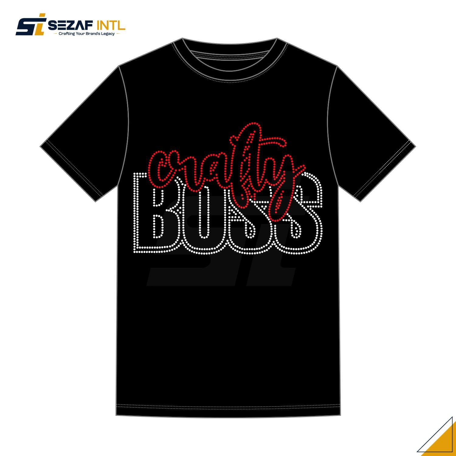 Rhinestone-print-6.jpg Bespoke Rhinestone Club Logo Apparel - Image 1