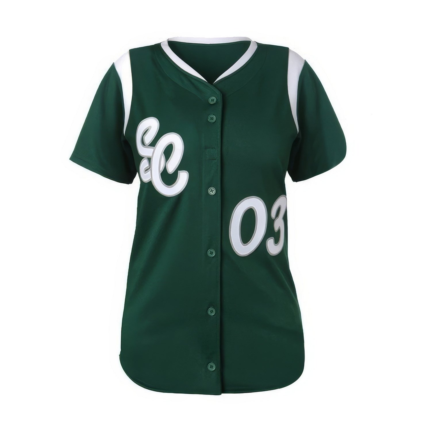 Softball-Uniform-5_resize.jpg Pro-Style Softball Pullover Jersey ? Low-Collar Fit - Image 1