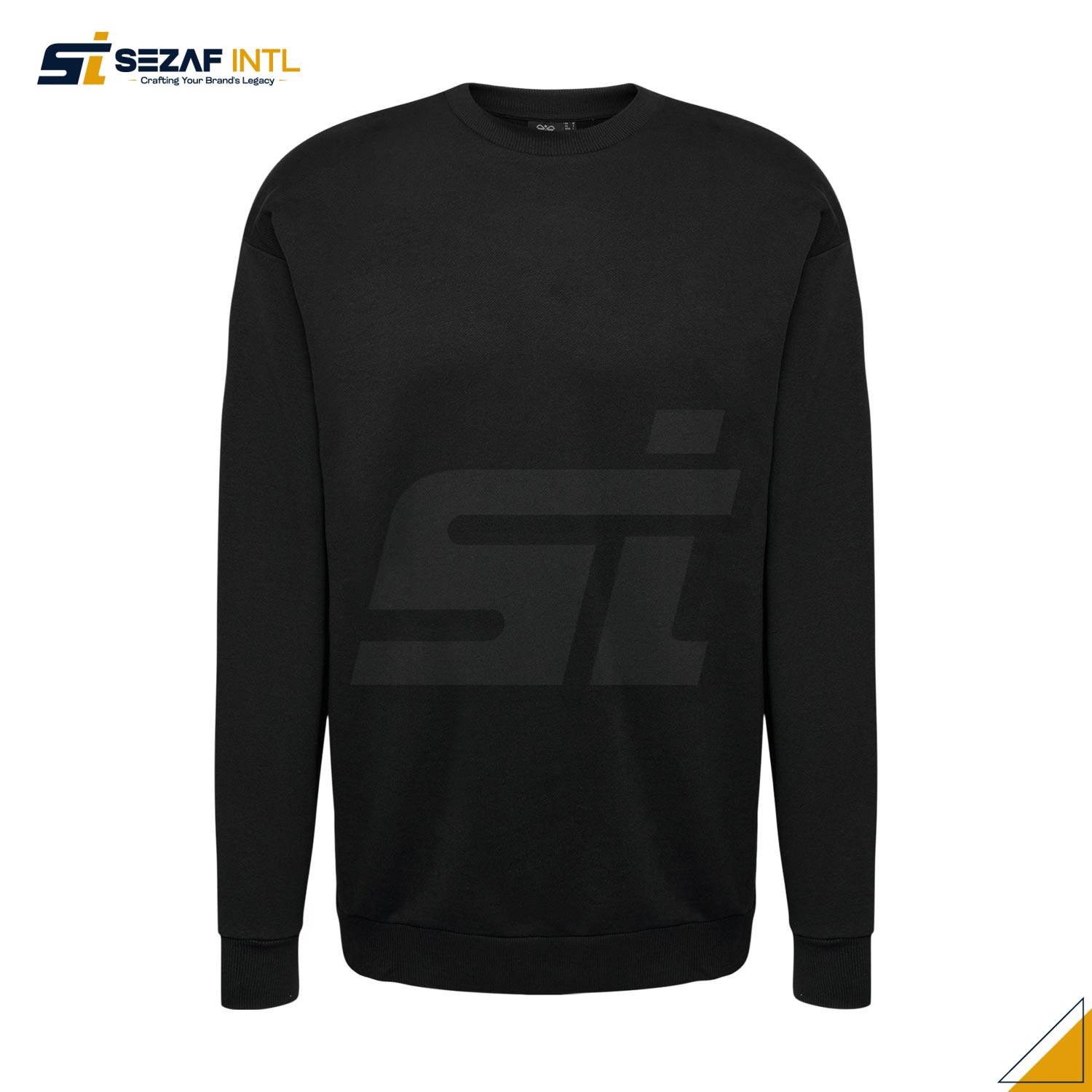 Sweatshirts-3 Custom Logo Crewneck Sweatshirt - Wholesale Bulk - Image 1