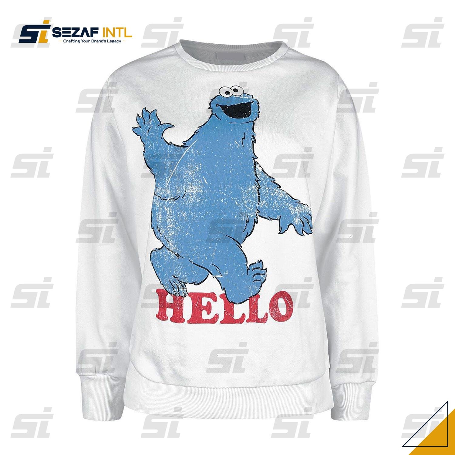 Sweatshirts-5 Heavyweight Cotton Sweatshirt - Athletic Style - Image 1