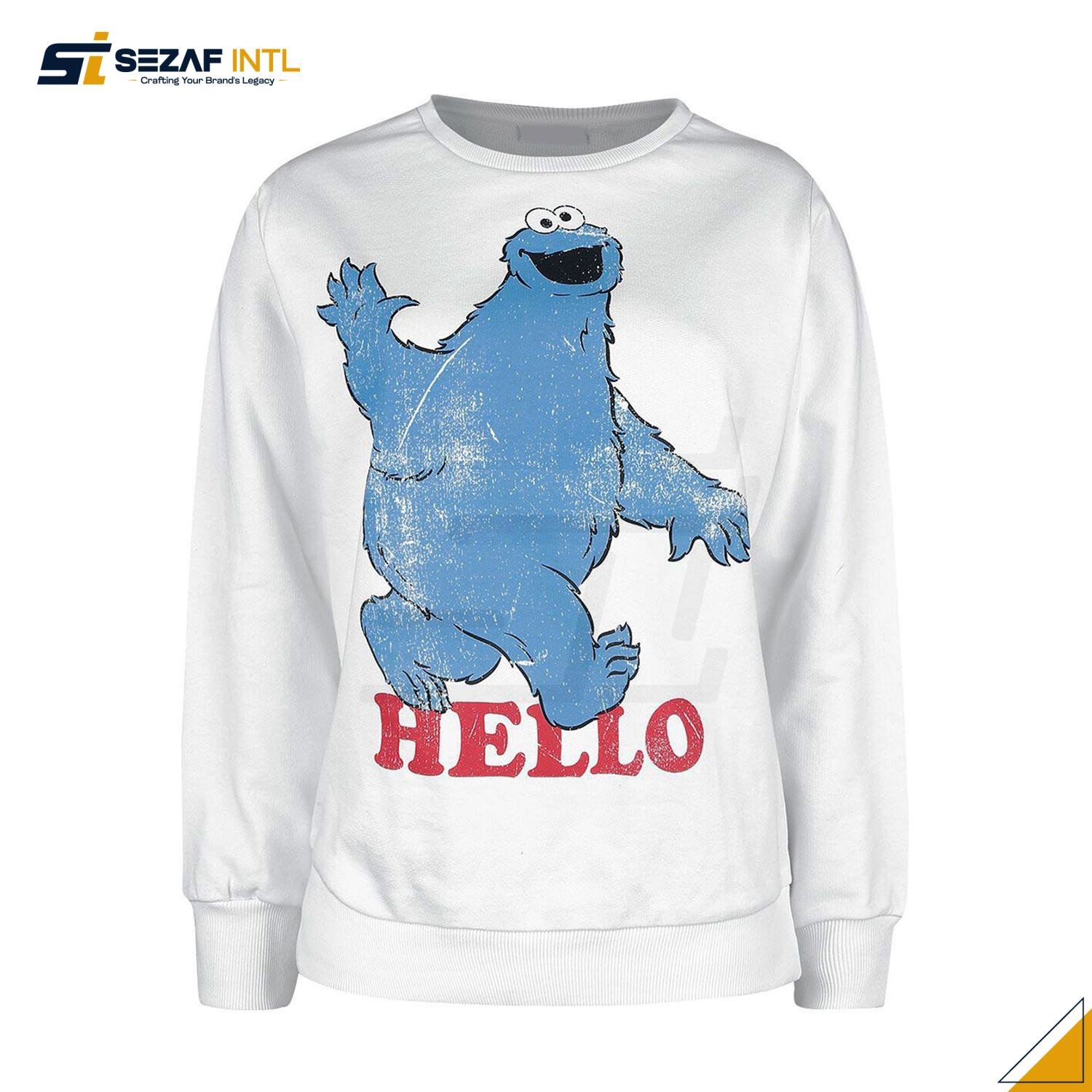 Sweatshirts-5 Heavyweight Cotton Sweatshirt - Athletic Style - Image 1