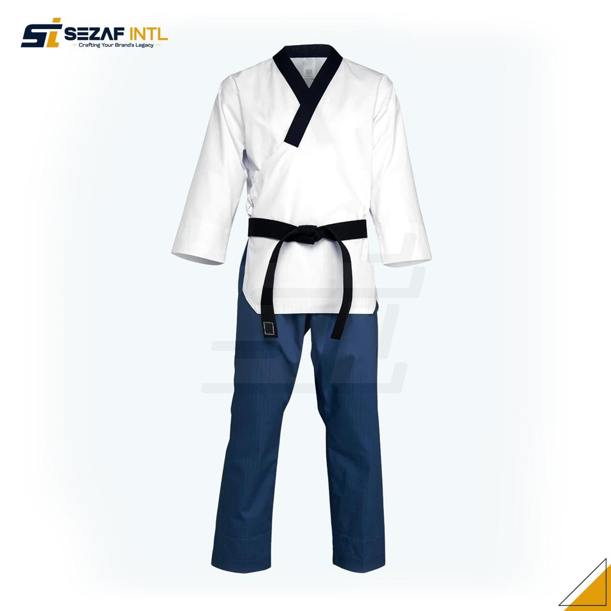 Taekwondo-Uniforms-3.jpg Custom Branded Taekwondo Gi | Professional Gear - Image 1