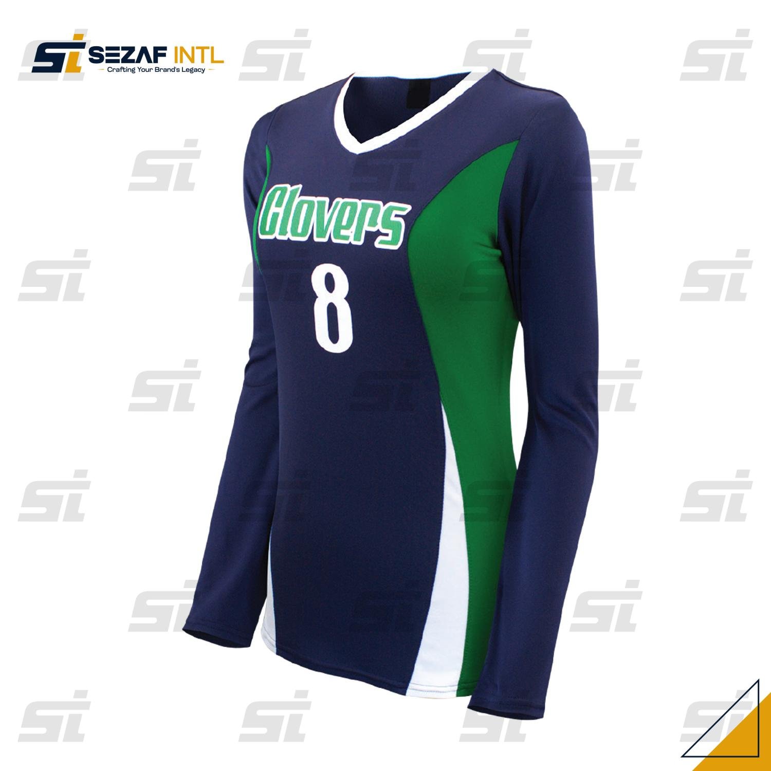 VOLLEYBALL-UNIFORM-4.jpg Moisture Wicking Custom Volleyball Jerseys - Image 1