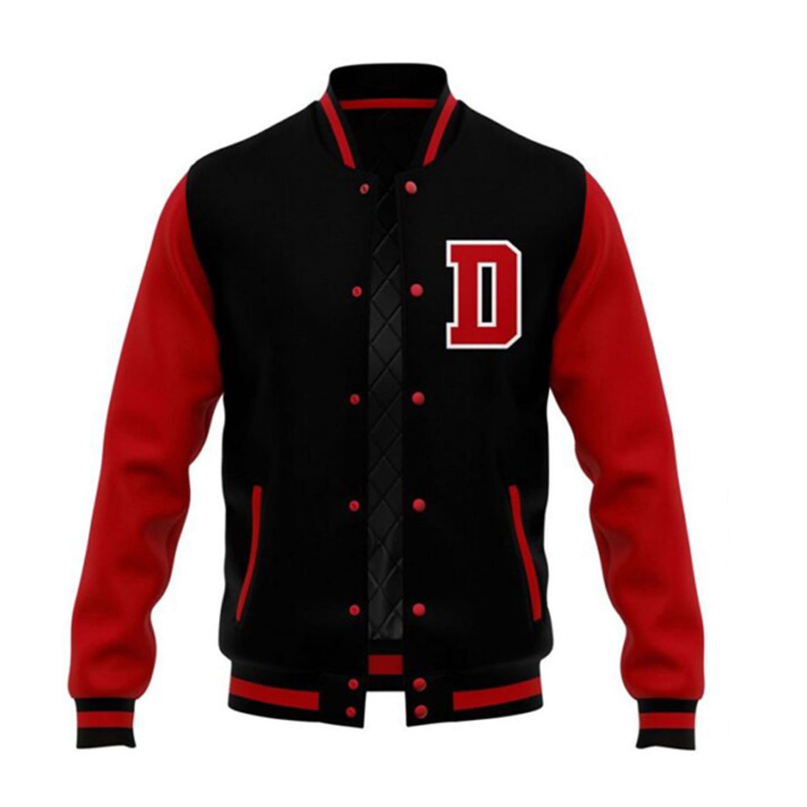 Varsity jacket 1 Custom Embroidery Varsity Jacket for Sports Fans - Image 1