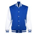 High-Quality Varsity Jacket with Sleek Leather
