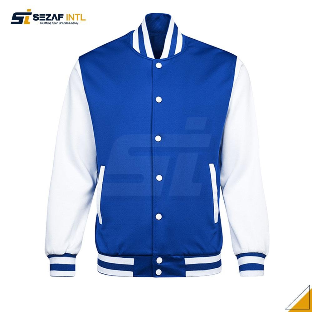 Varsity jacket 2 High-Quality Varsity Jacket with Sleek Leather - Image 1