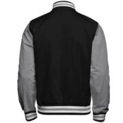 Premium Soft Wool & Leather Sleeve Varsity Jacket - Image 2