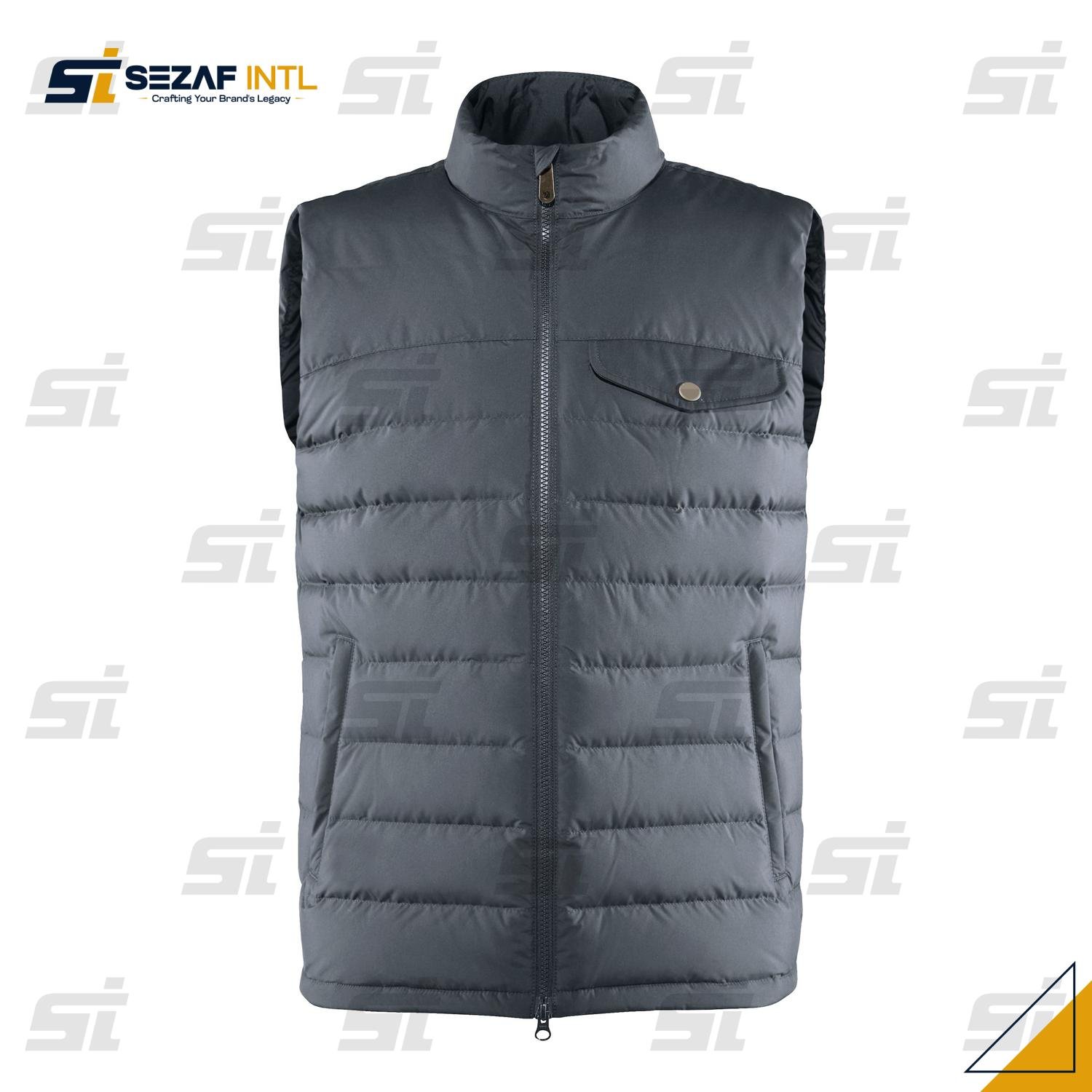 Vest-Jackets-2 Wholesale OEM Puffer Vest - Custom Team Branding - Image 1