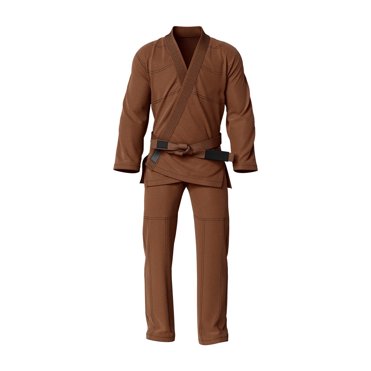 brazilian-jiu-jitsu-gi-kimono-brown.jpg Professional BJJ Gi | Custom Brand Logo Service - Image 1
