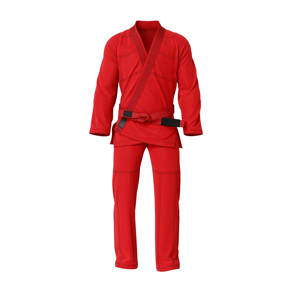 brazilian-jiu-jitsu-gi-kimono-red.jpg Bespoke BJJ Kimono | Custom Martial Arts Uniform - Image 1