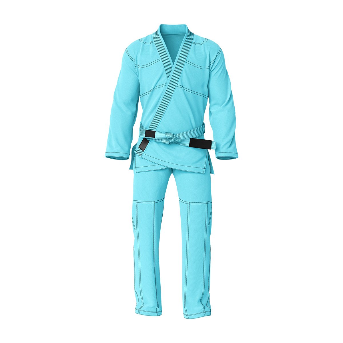 brazilian-jiu-jitsu-gi-kimono-sky.jpg IBJJF Legal Custom BJJ Gi | Professional Quality - Image 1
