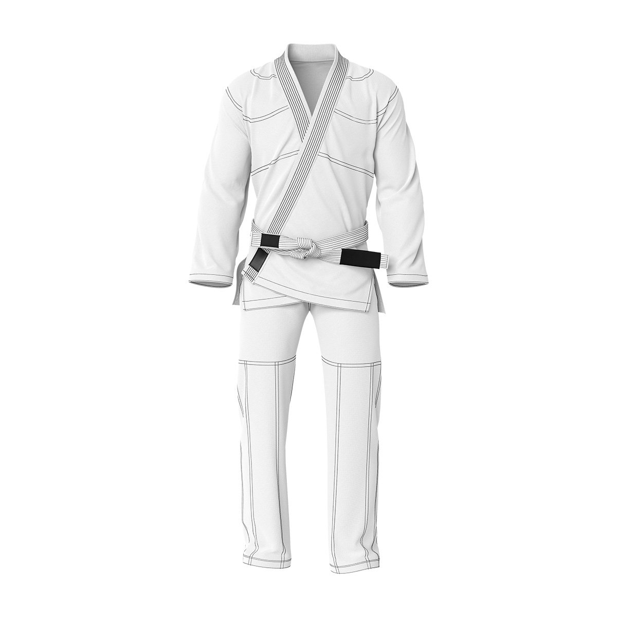 brazilian-jiu-jitsu-gi-kimono-white.jpg Premium Custom BJJ Gi for Teams and Academies - Image 1
