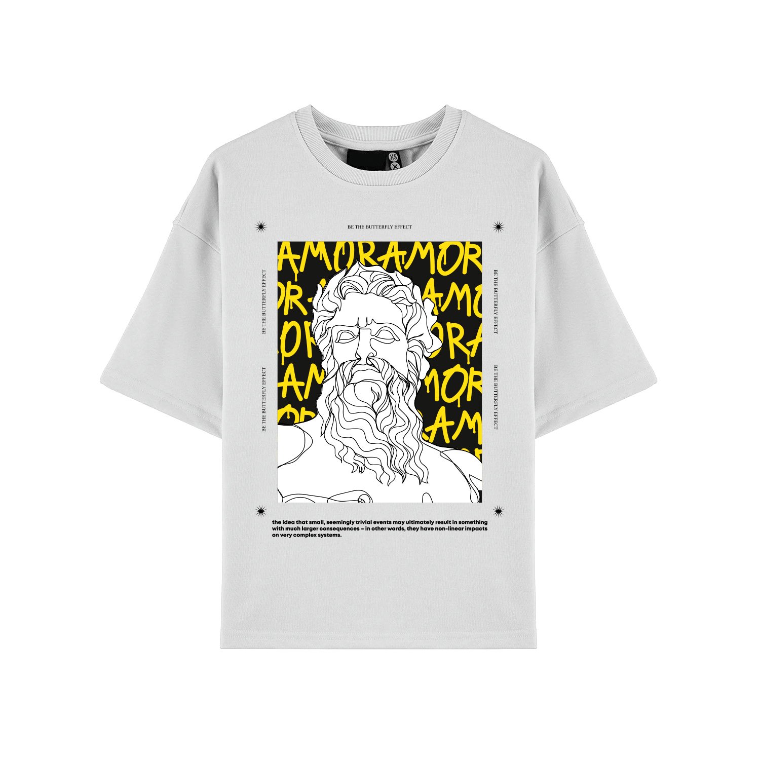 grey-oversize-tshirt-front.jpg High-Quality Cotton Oversized Brand T-Shirt - Image 1